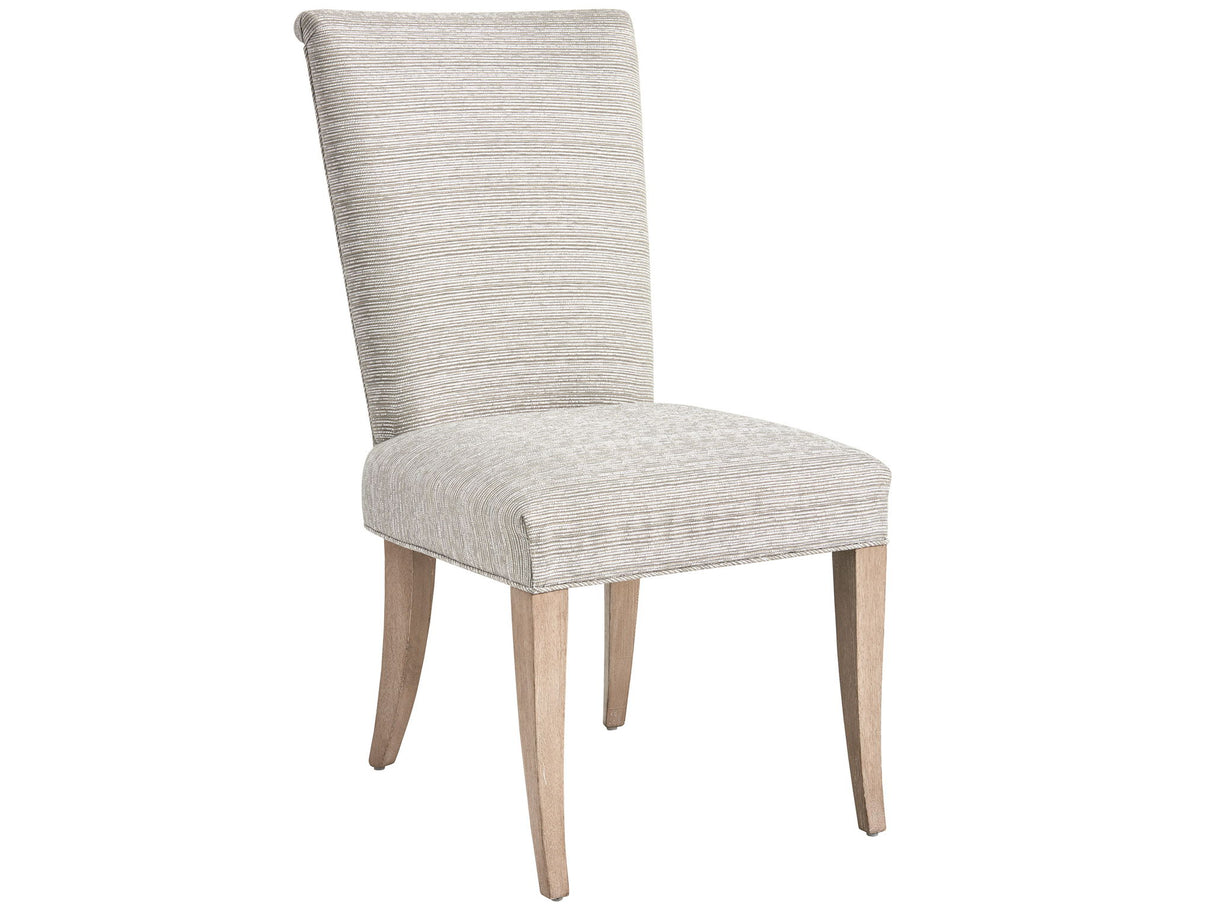 Malibu - Serra Upholstered Side Chair - Pearl Silver