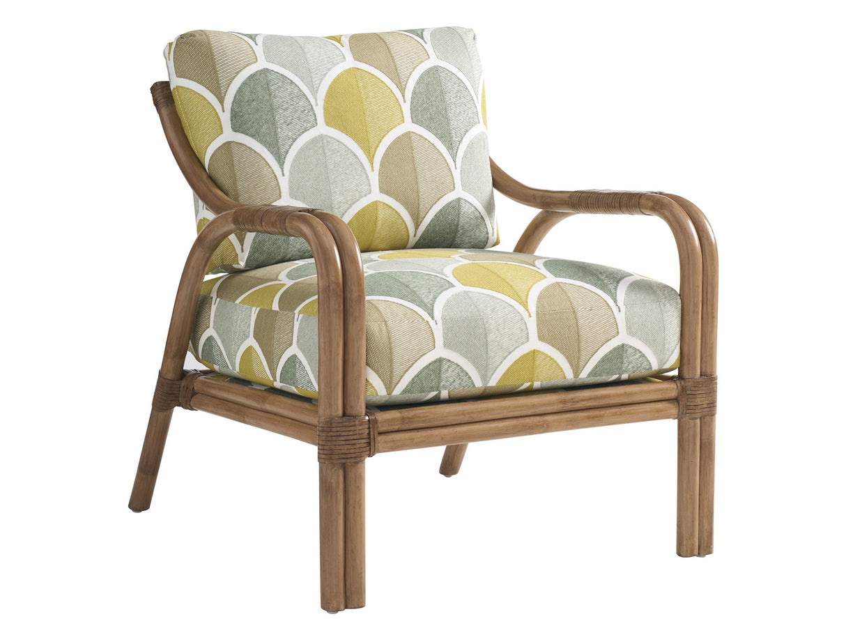 Key Biscayne - Calatrava Chair - Light Brown / Blue