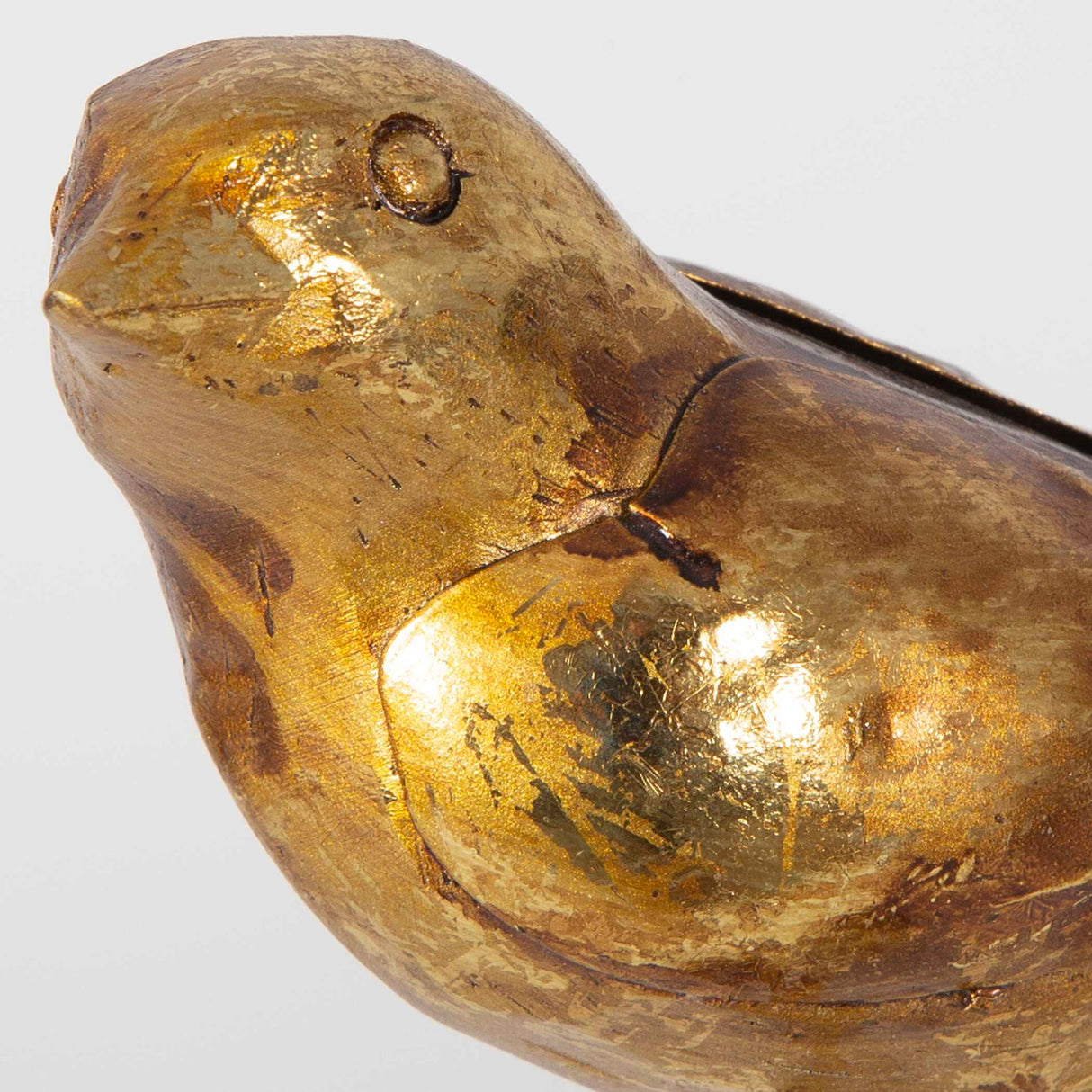 Passerines - Bird Sculptures, Set Of 2 - Light Brown