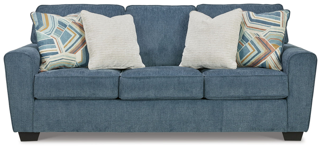 Cashton - Queen Sofa Sleeper - Blue