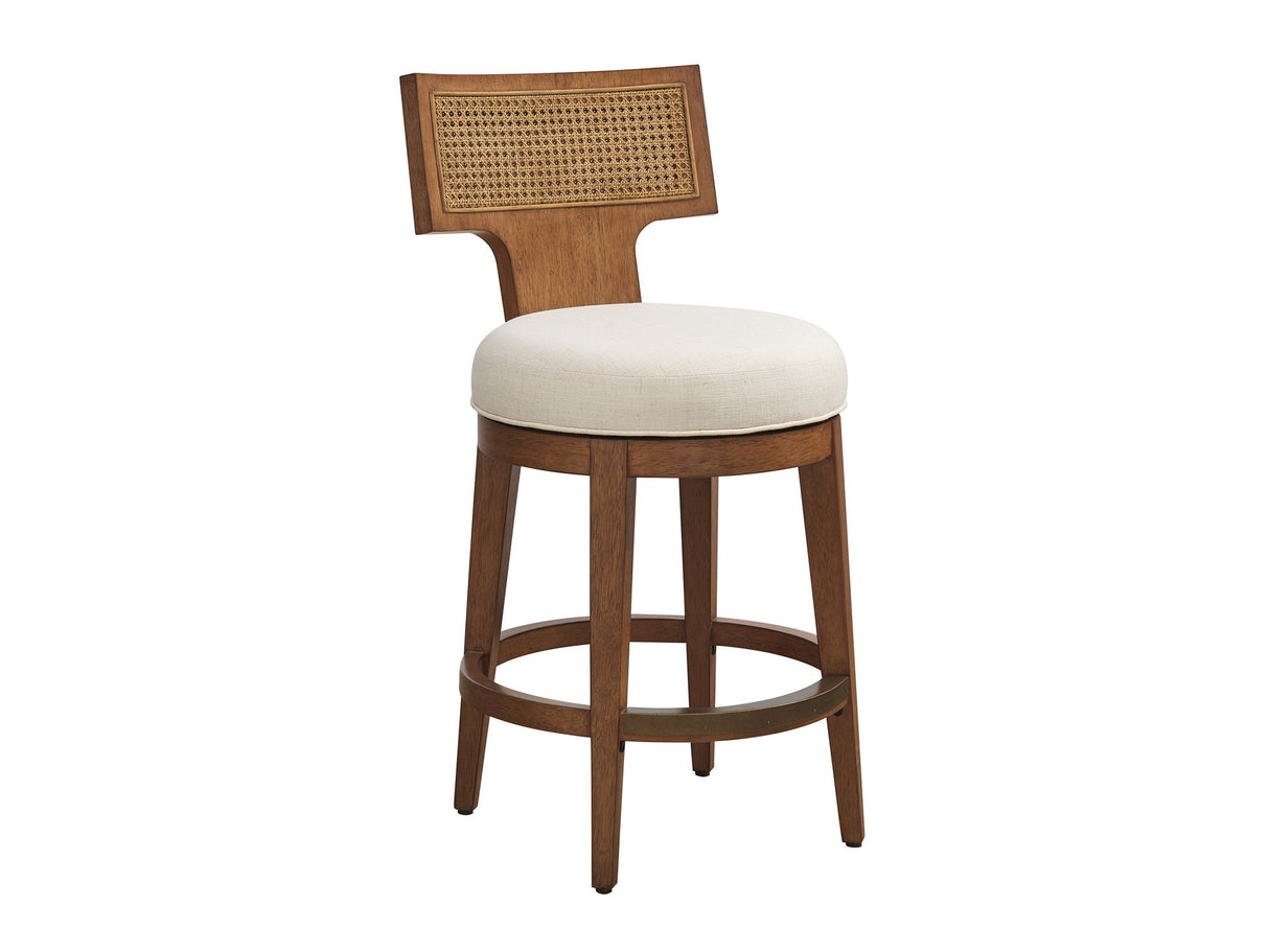 La Costa - Calavera Woven Swivel Bar Stool