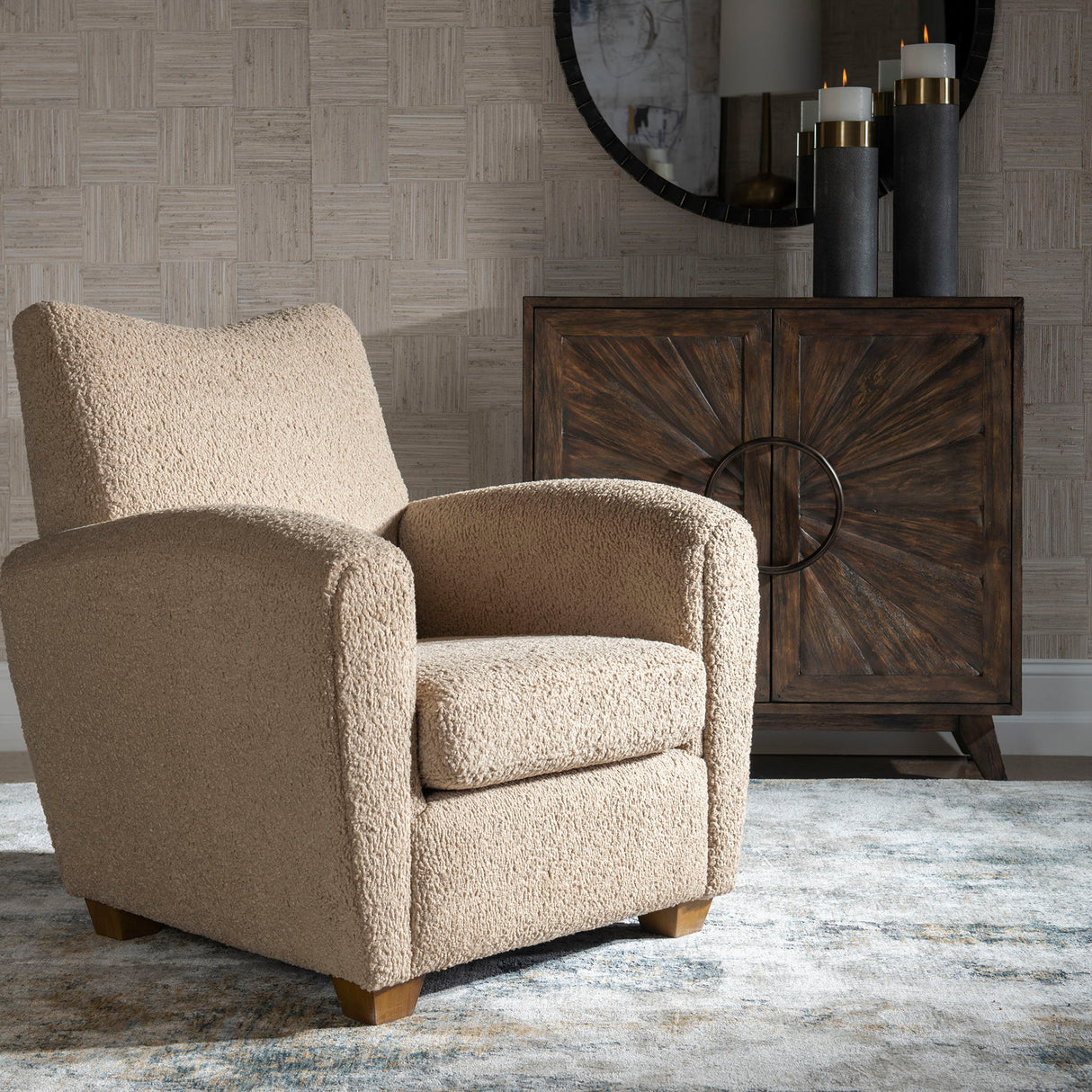 Teddy - Accent Chair - Latte