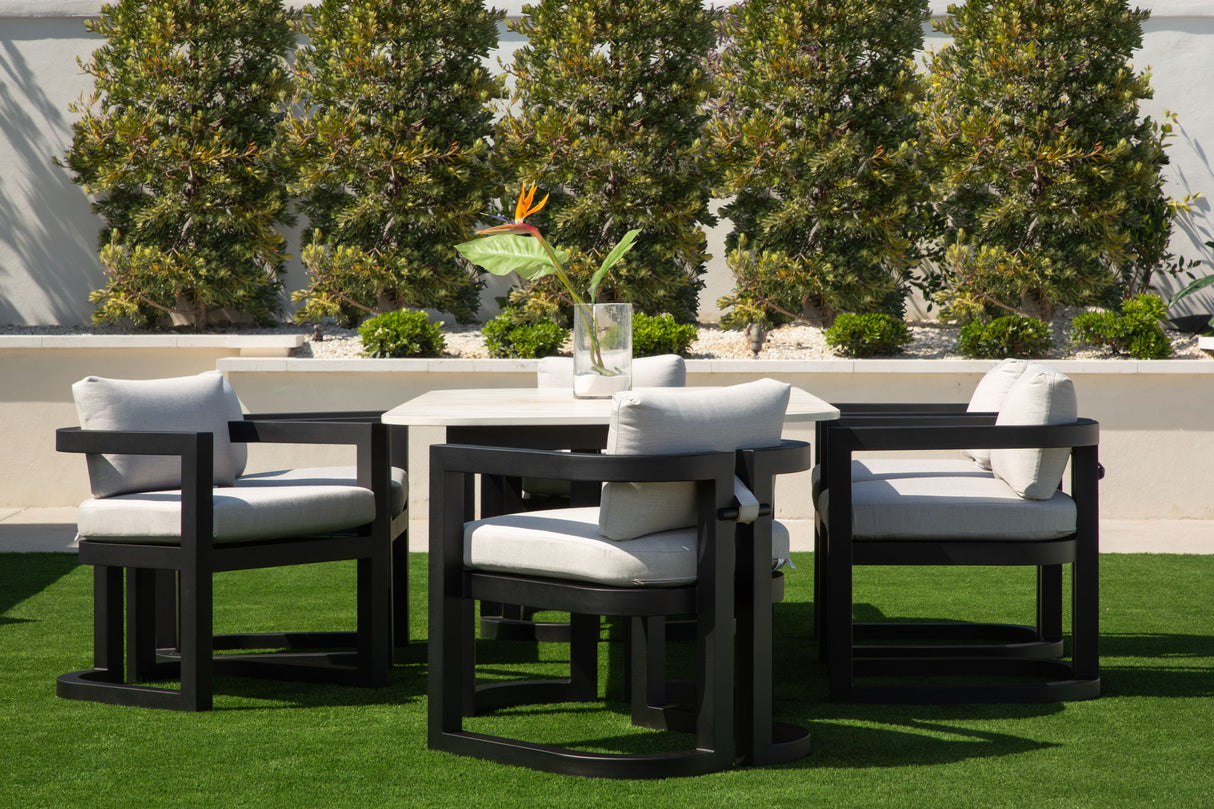 Malibu - Dining Chair - Black / White