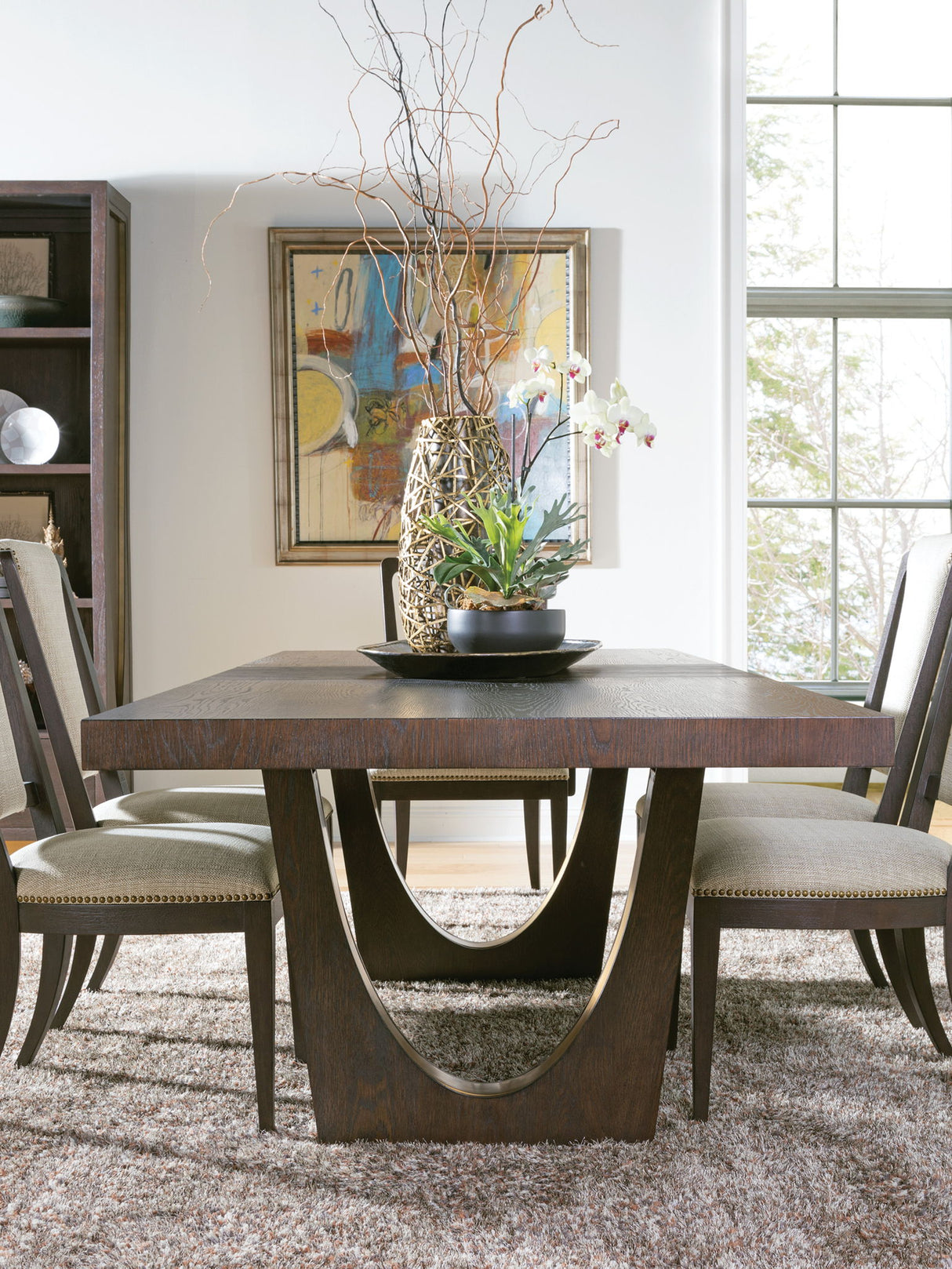 Verbatim - Rectangular Dining Table - Dark Brown