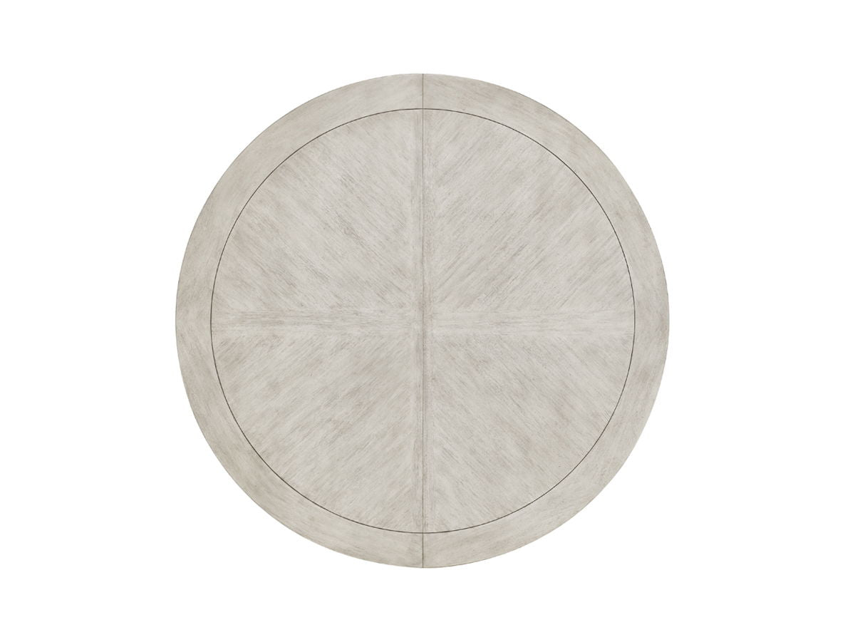 Oyster Bay - Calerton Round Dining Table - Pearl Silver