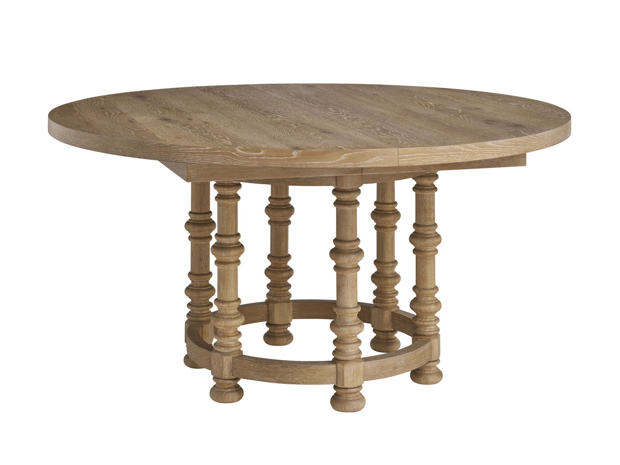 Montecito - Ennisbrook Round Dining Table - Light Brown