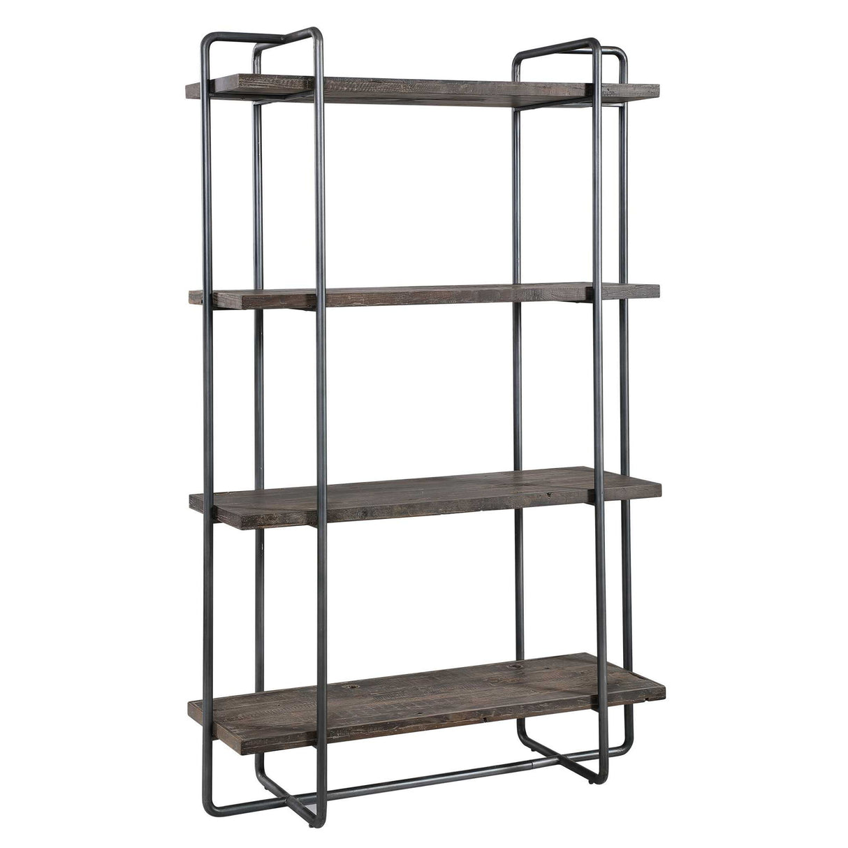 Stilo - Urban Industrial Etagere - Brown, Dark