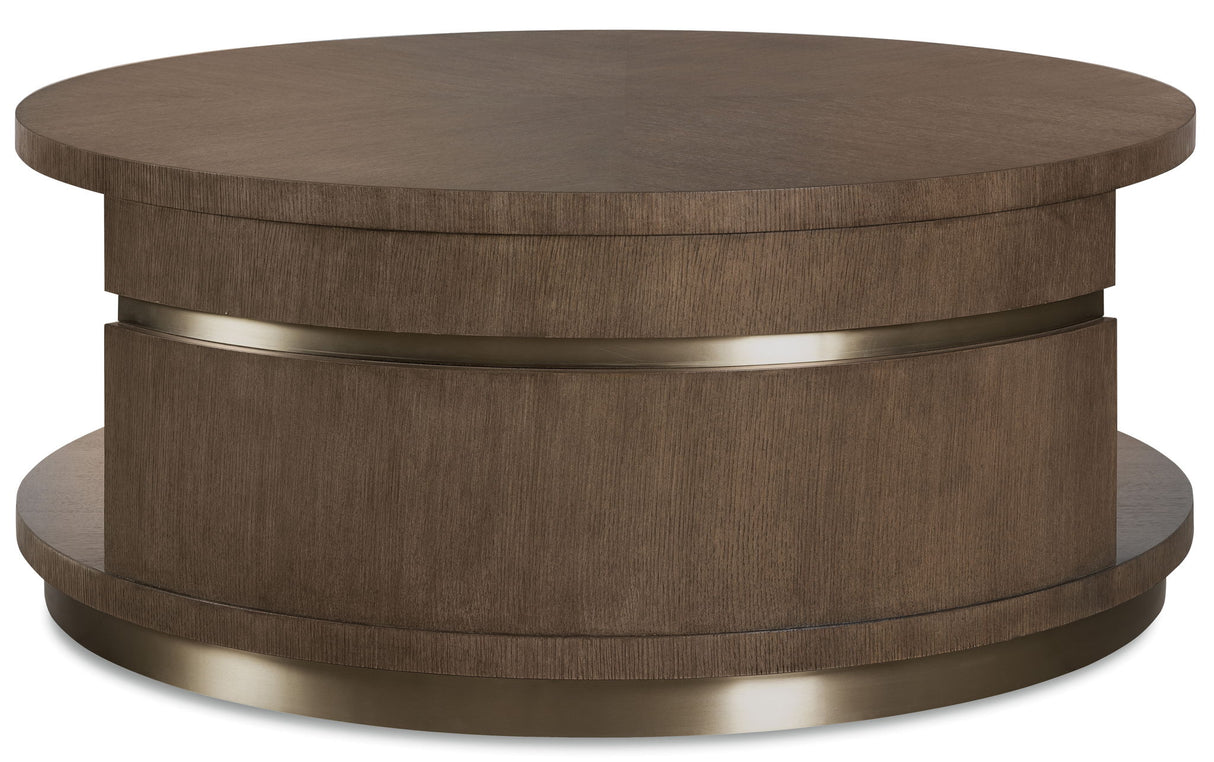 Commerce And Market - Roll With It Round Cocktail Table - Dark Brown