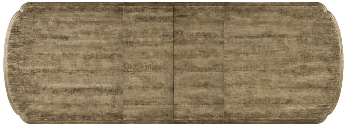 La Grange - Le Vieux 86" Double Pedestal Table With 2-18" Leaves