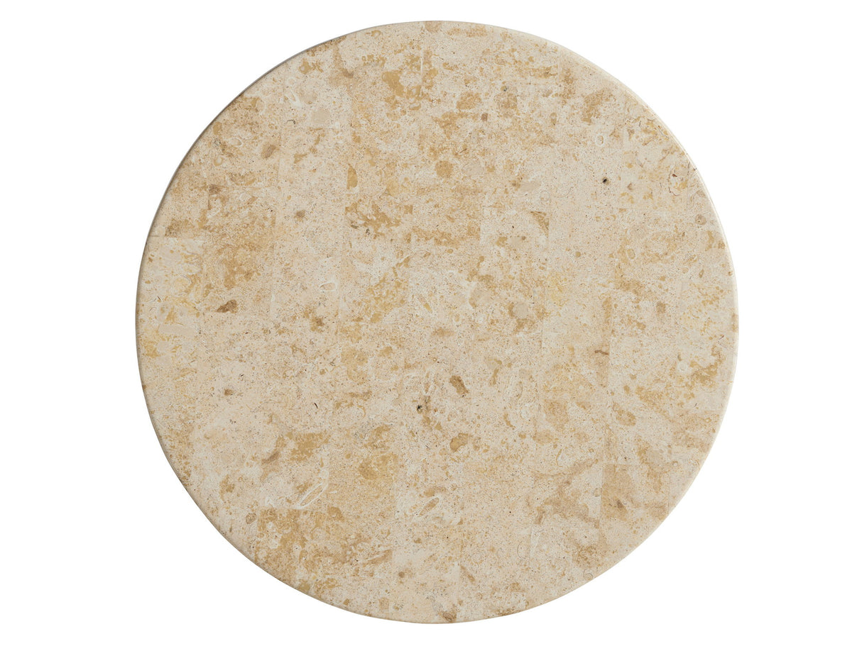 Los Altos Valley View - Round Side Table - Light Brown