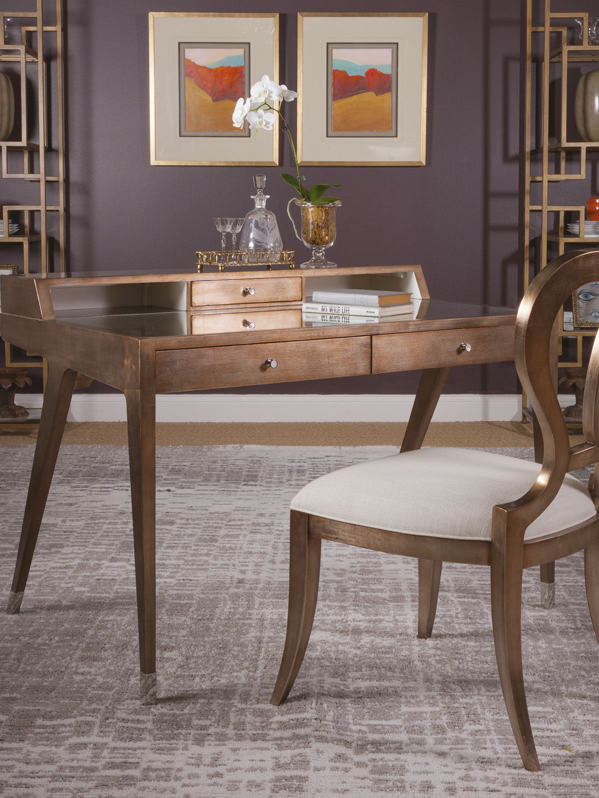 Signature Designs - Credo Desk - Dark Brown