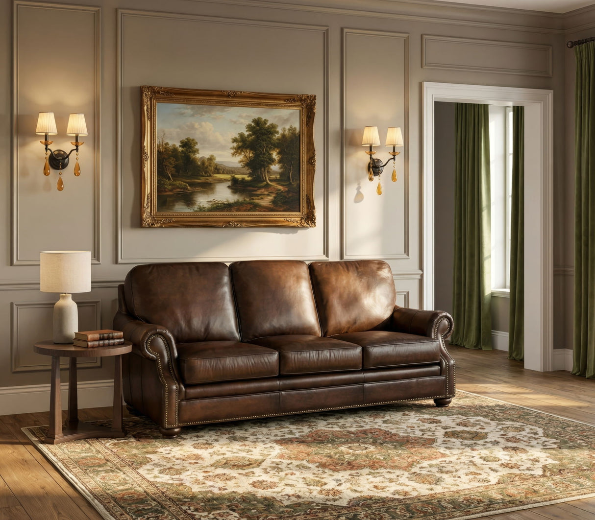 SS - Montgomery Sofa - Dark Brown