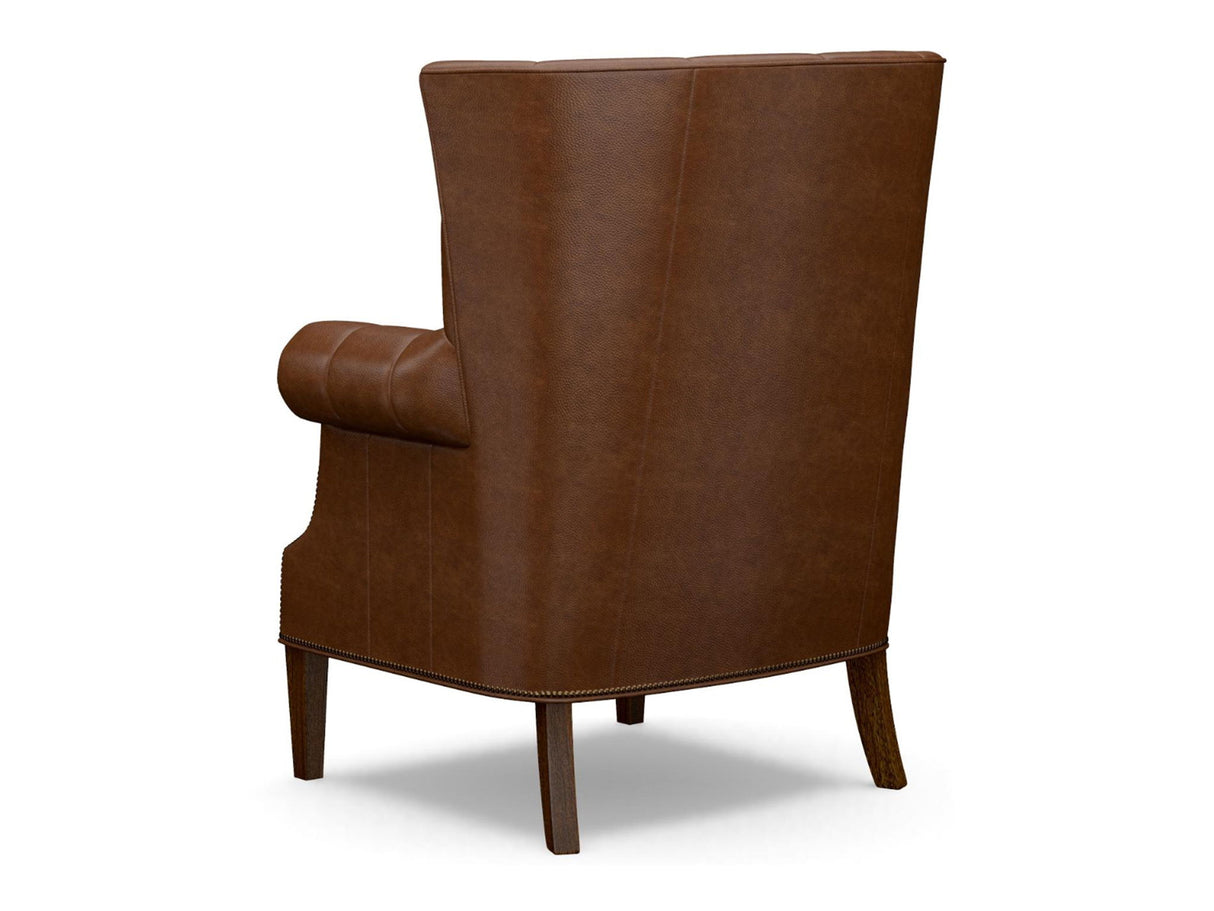 Lexington Leather - Suffolk Leather Chair - Dark Brown
