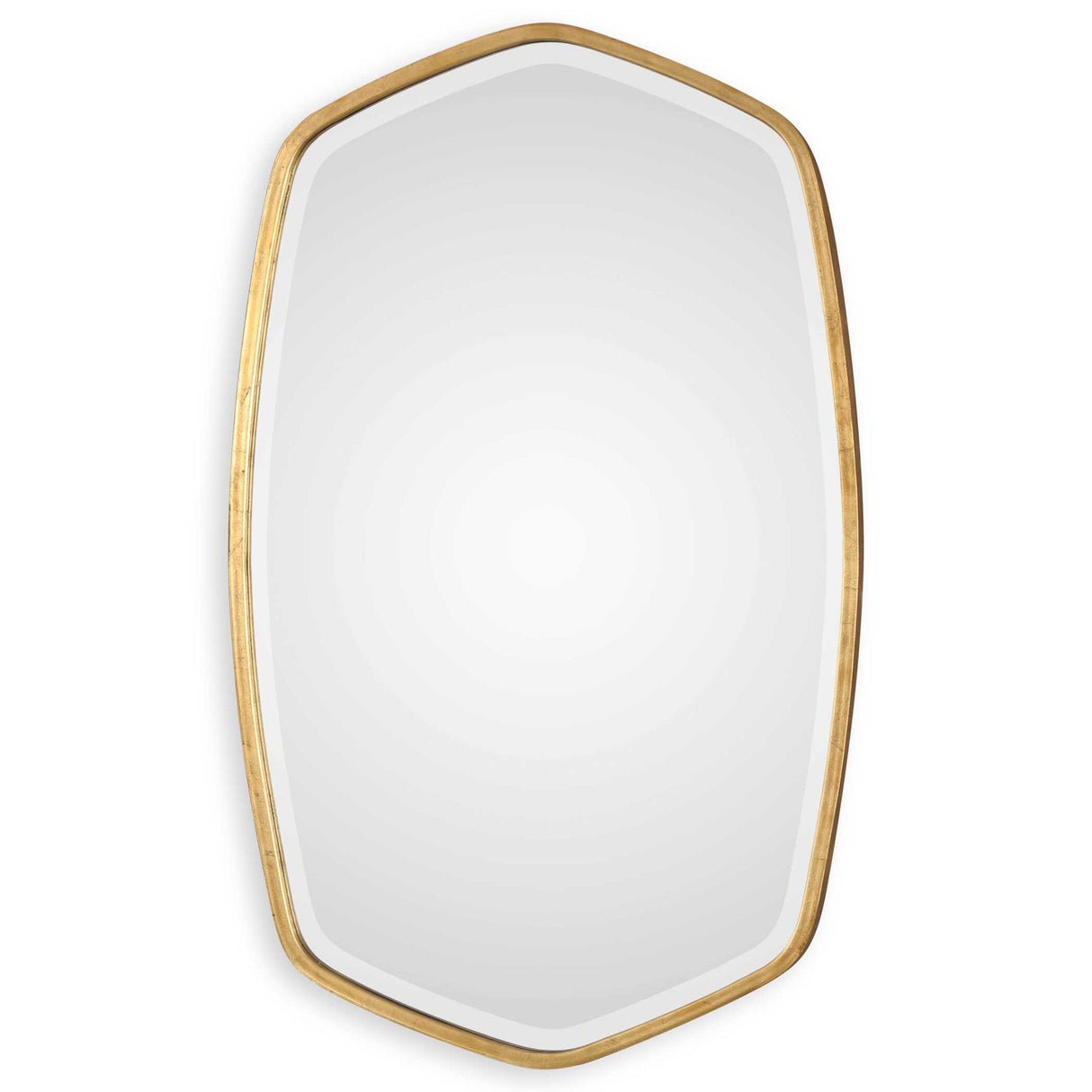 Duronia - Mirror - Antiqued Gold