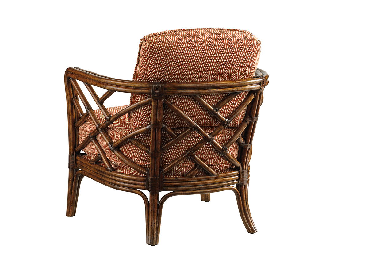 Island Estate - Palm Chair - Dark Brown / Beige