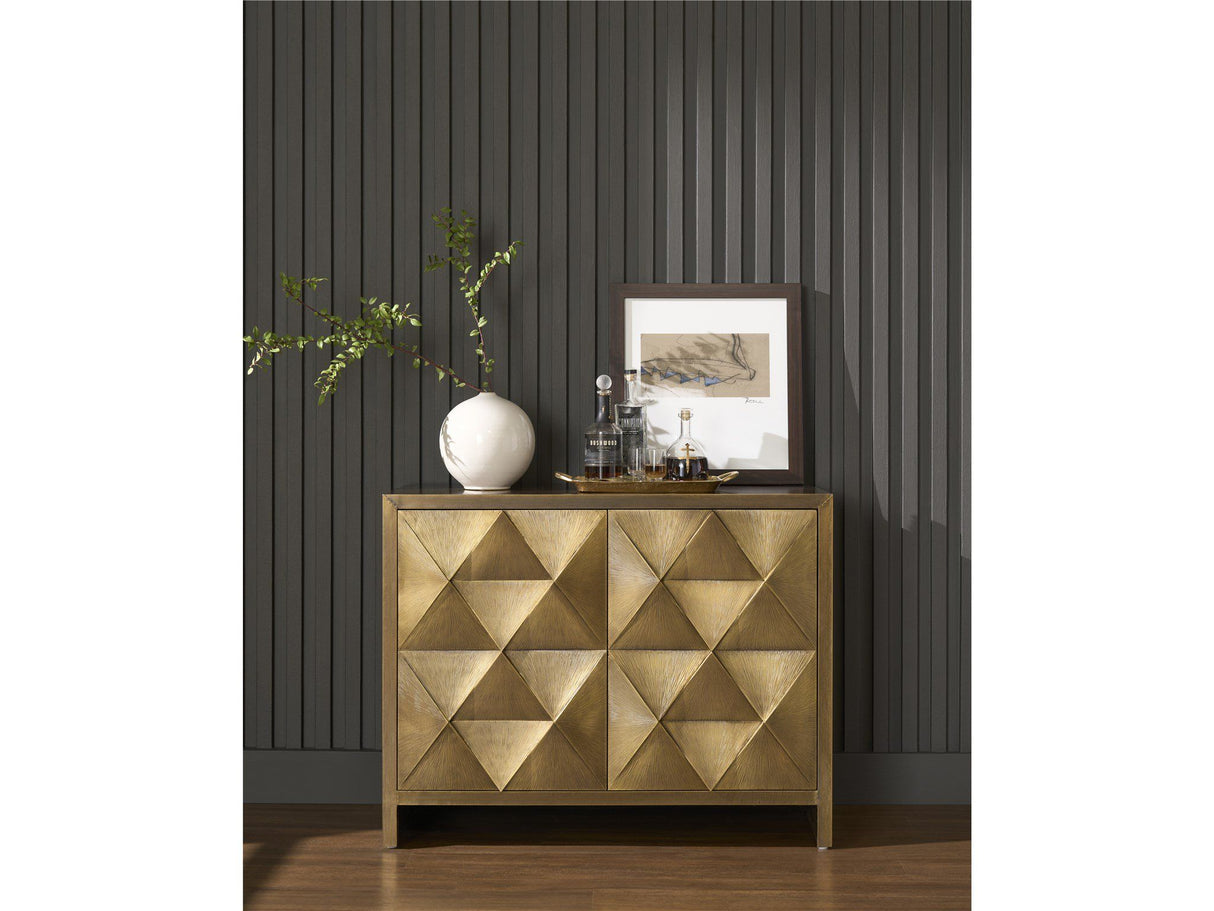 Modern - Origami Hall Chest - Gold