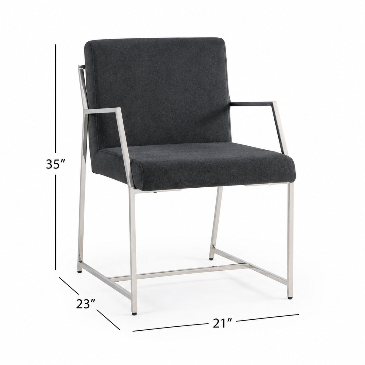 Polygon - Dining Chair - Gray