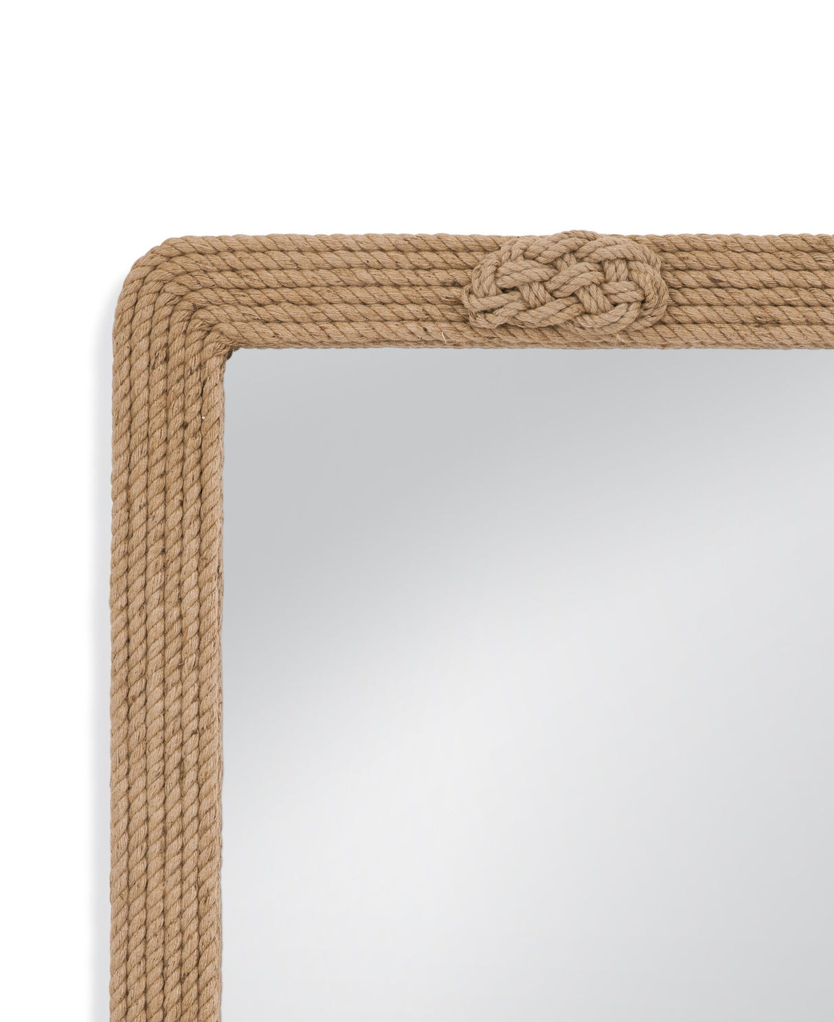 Nautical - Rope Wall Mirror - Light Brown