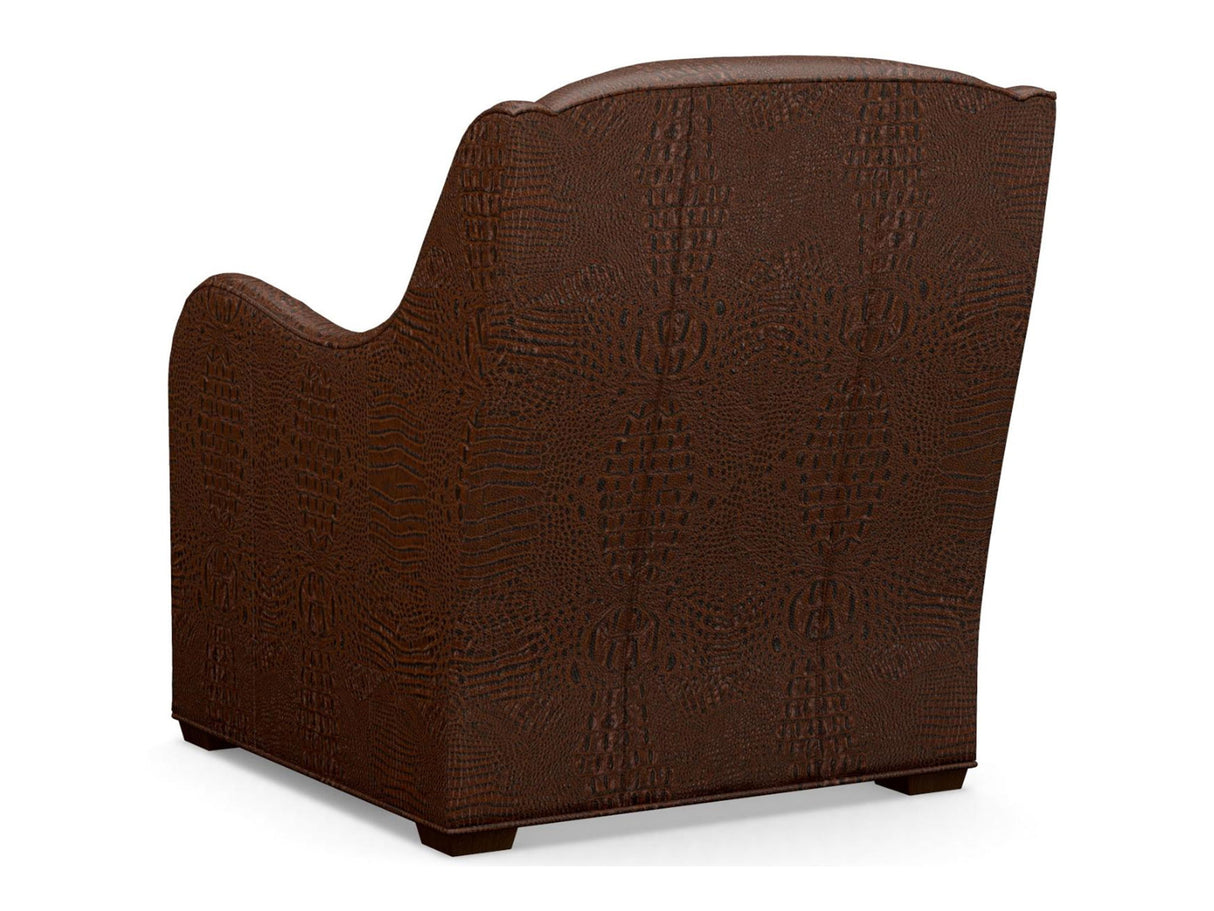 Lexington Leather - Fiona Leather Lounge Chair - Dark Brown