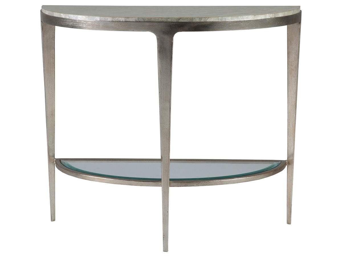 Signature Designs - Gravitas Console - Pearl Silver