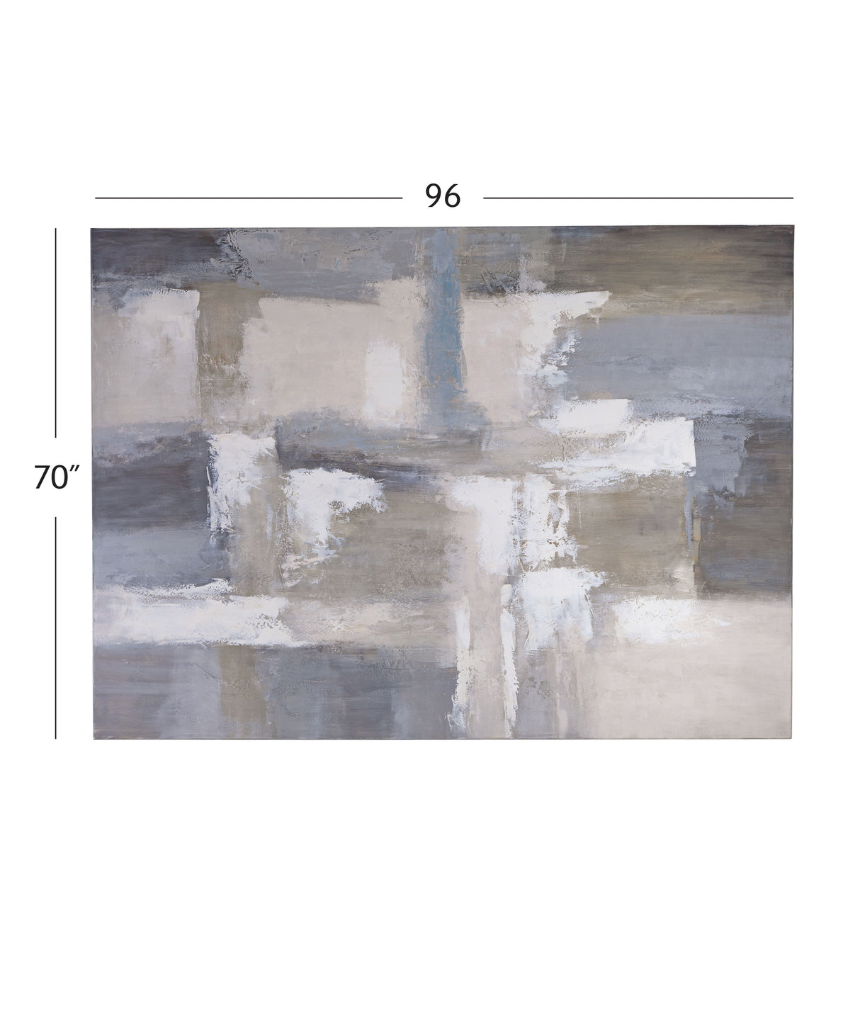 Bexar Canvas Art - Taupe