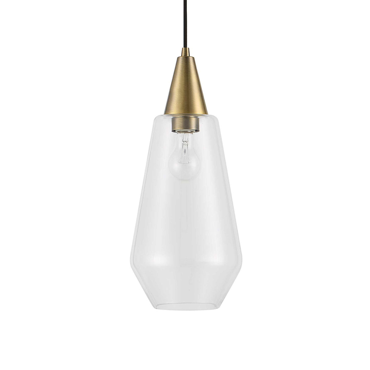 Eichler - 1 Light Mini Pendant - Antique Brass