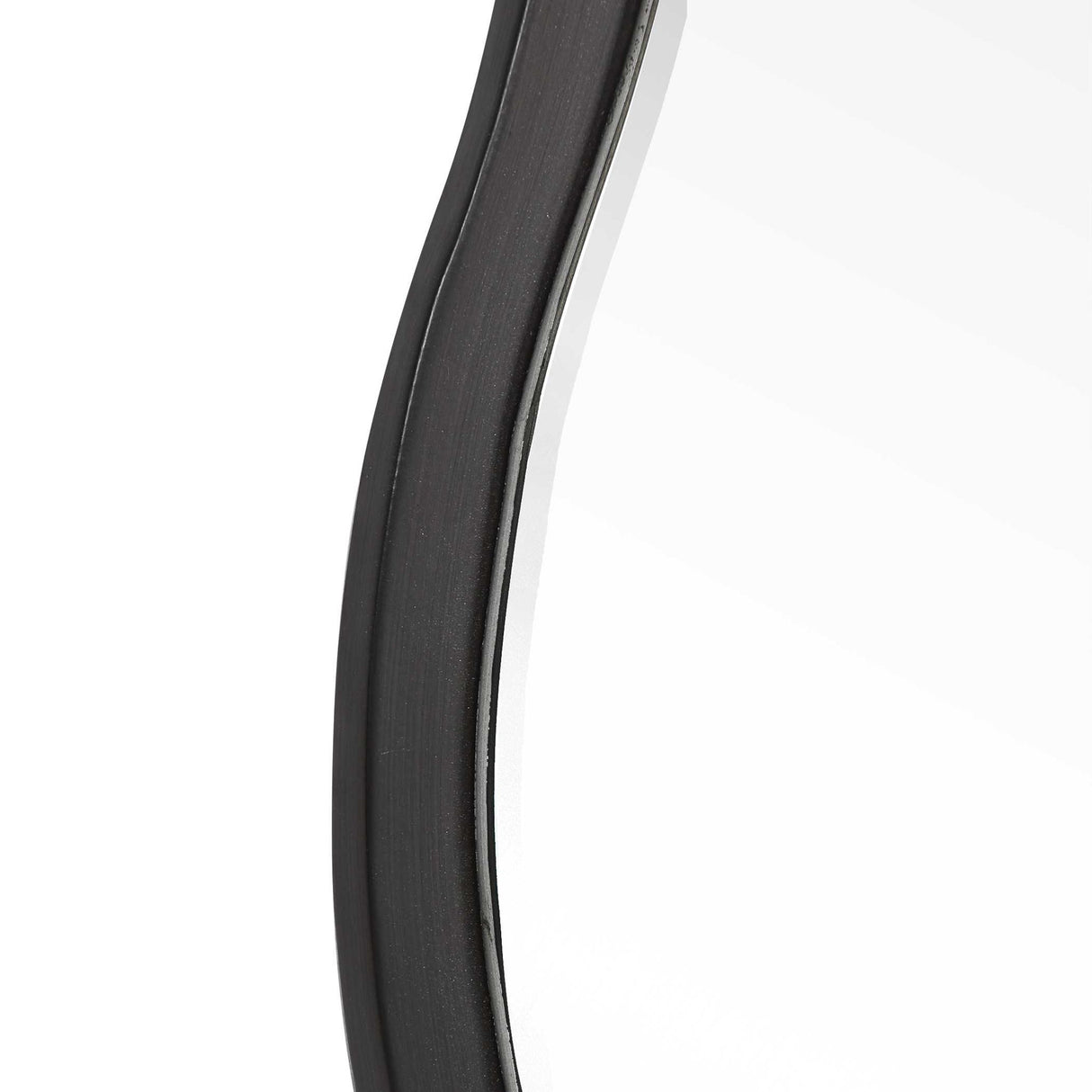 Aneta - Round Mirror - Black