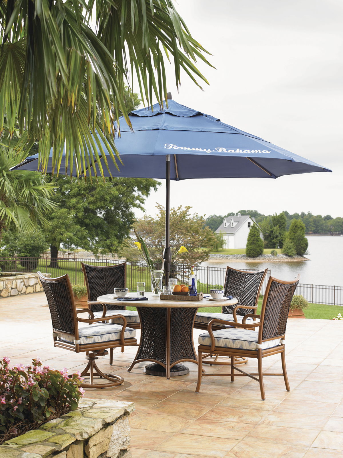 Alfresco Living - Umbrella Base - Dark Brown