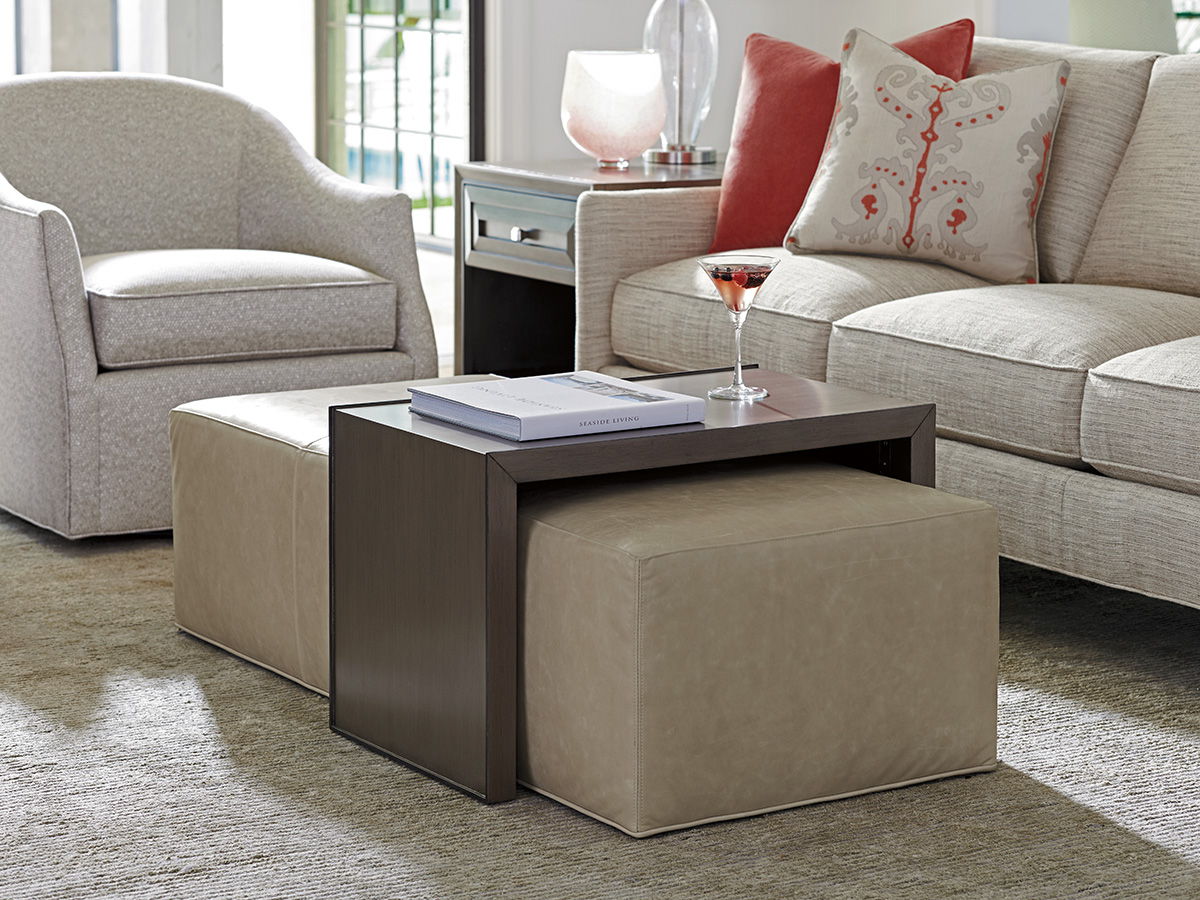 Ariana - Savona Cocktail Ottoman With Slide
