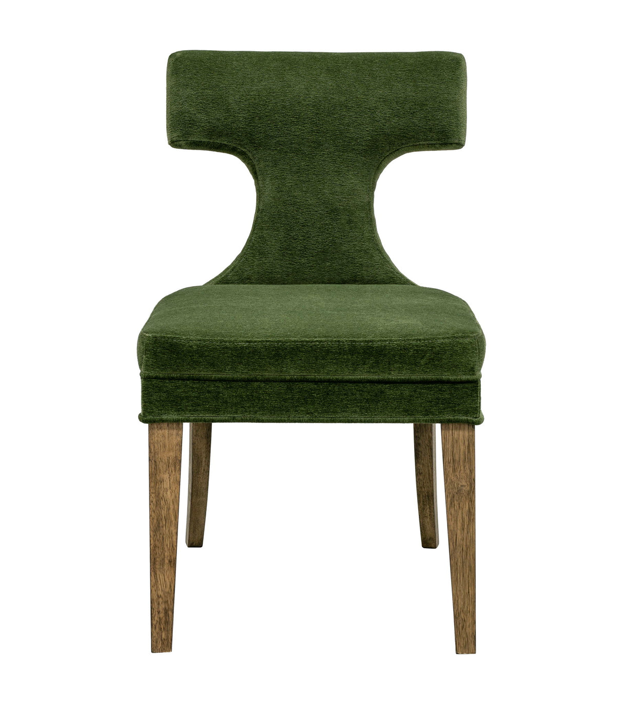 Oliver - Dining Chair (Set of 2) - Moss Green / Rustic Brown