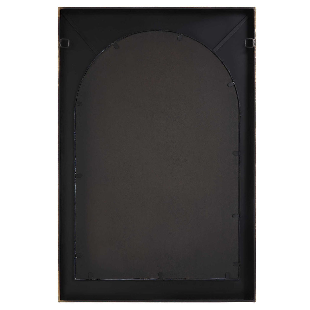Crisanta - Gloss White Arch Mirror