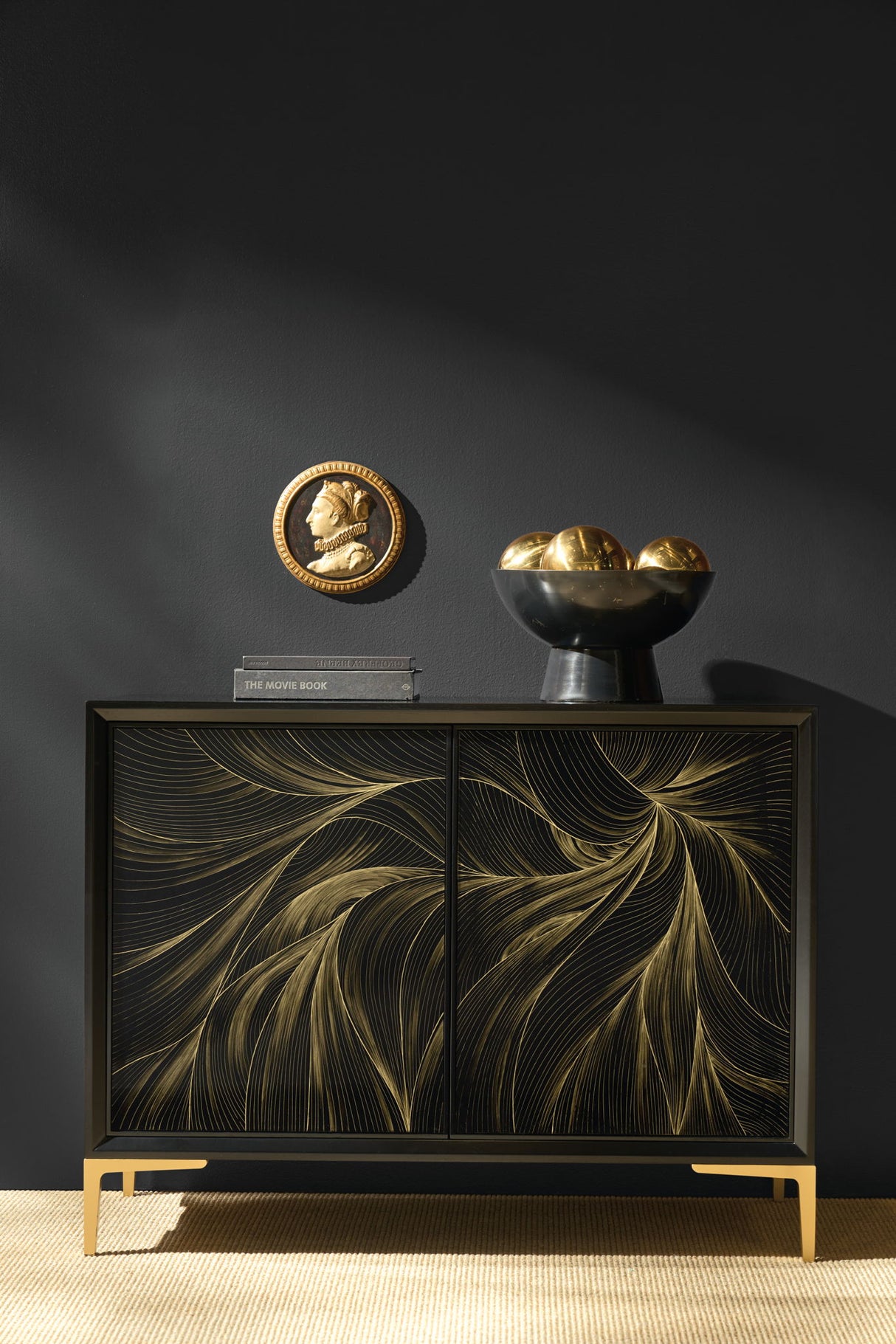 Melange - Willow Hall Chest - Black