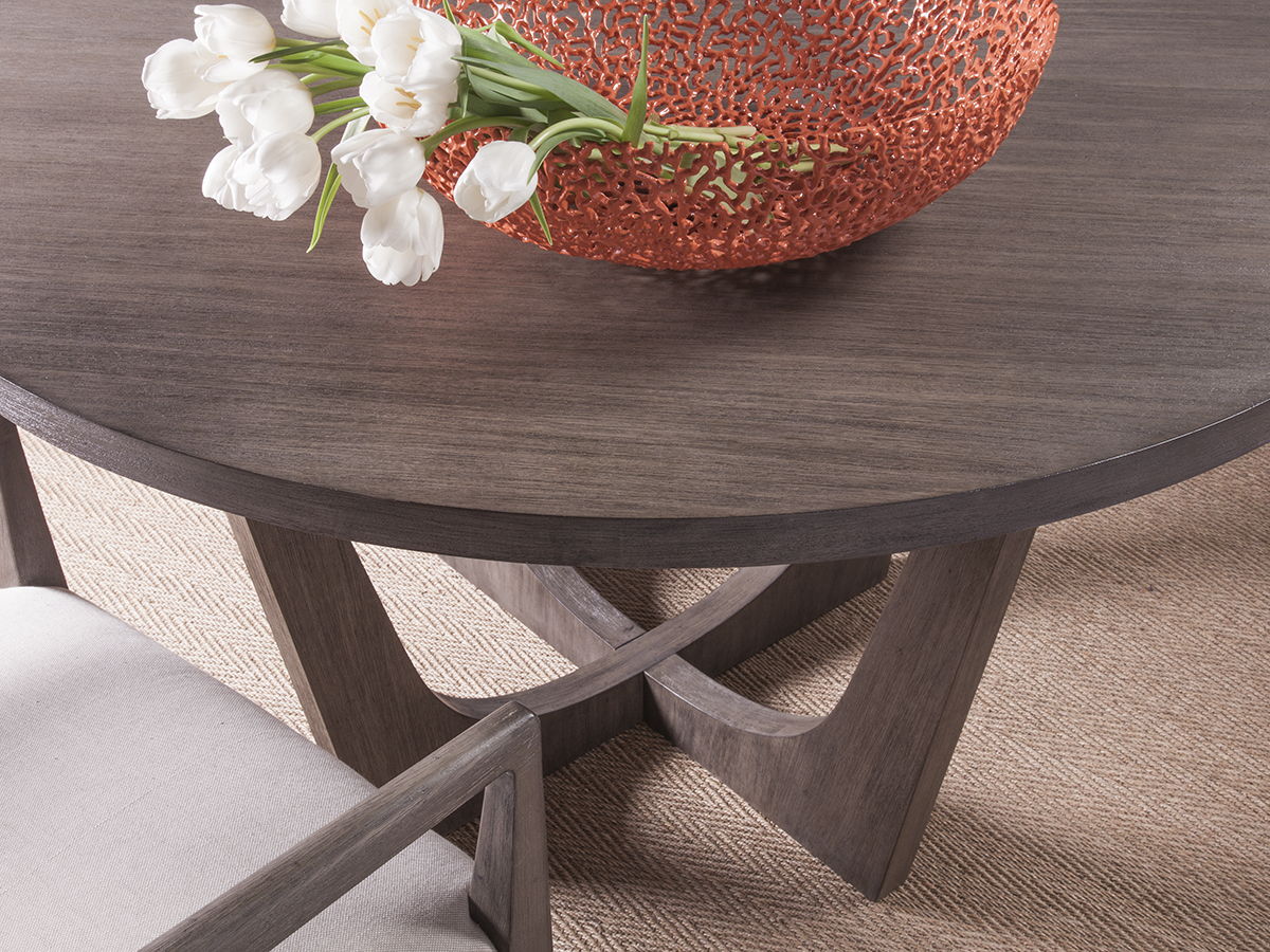 Cohesion Program - Brio Round Dining Table - Dark Brown