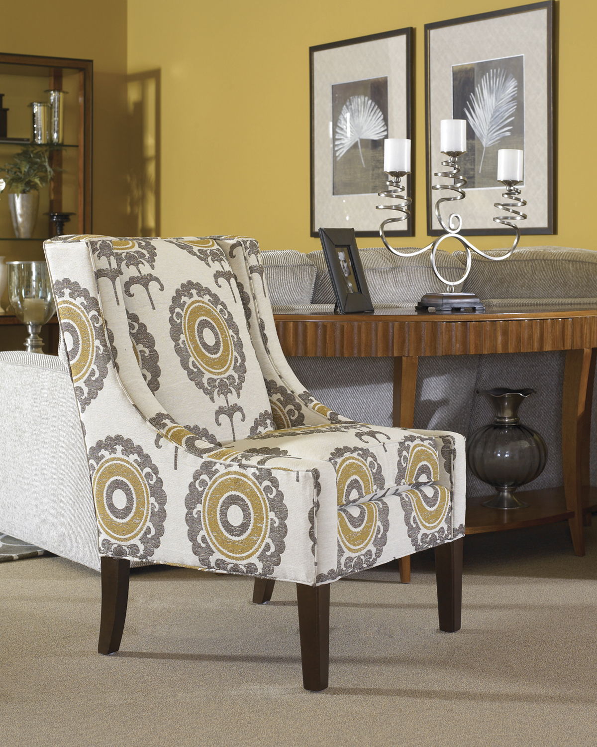 Lexington Upholstery - Calypso Chair - Dark Gray