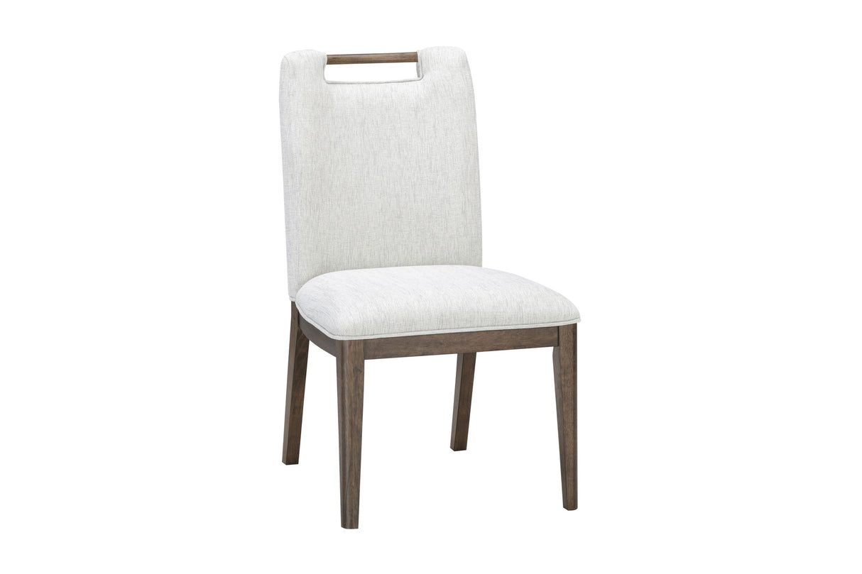 Palmer - Dining Chair - Burnished Oak / Cream