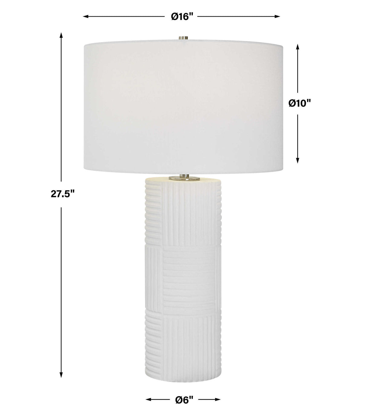 Patchwork - Table Lamp - White