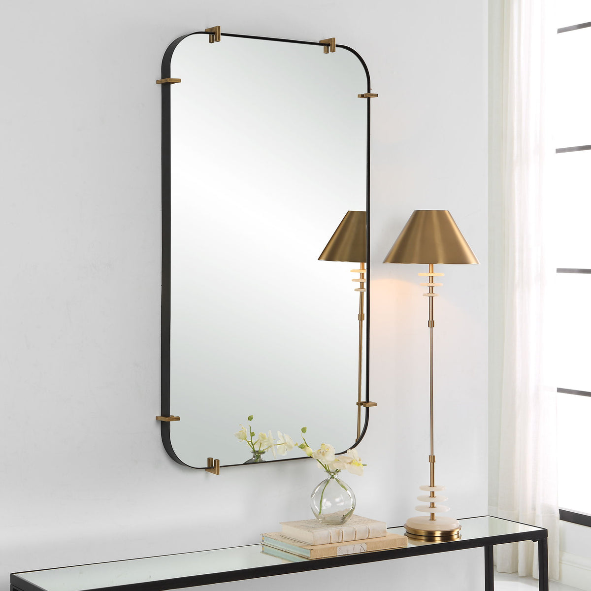 Pali - Industrial Iron Mirror