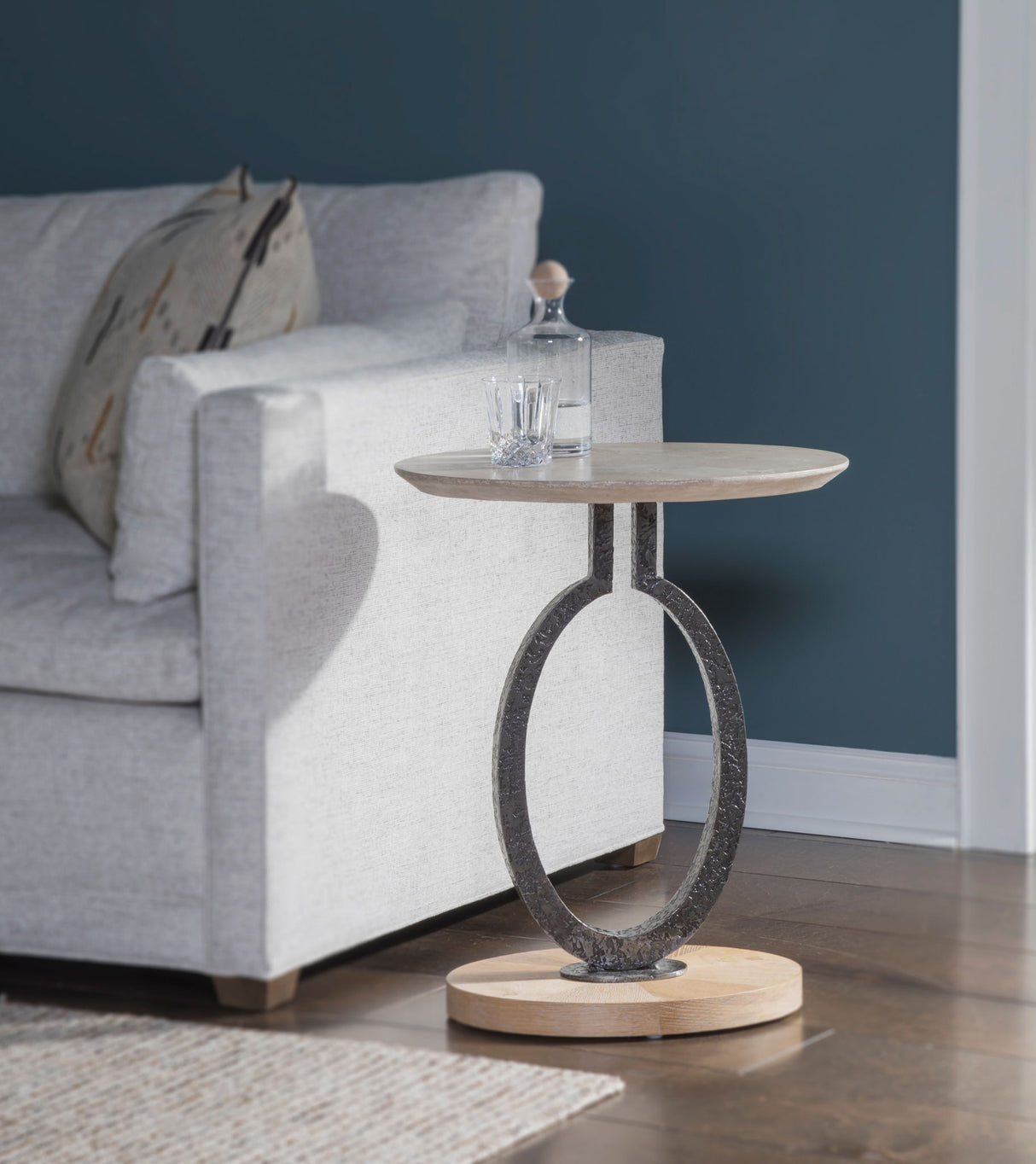 Signature Designs - Clement Oval Spot Table - Gray
