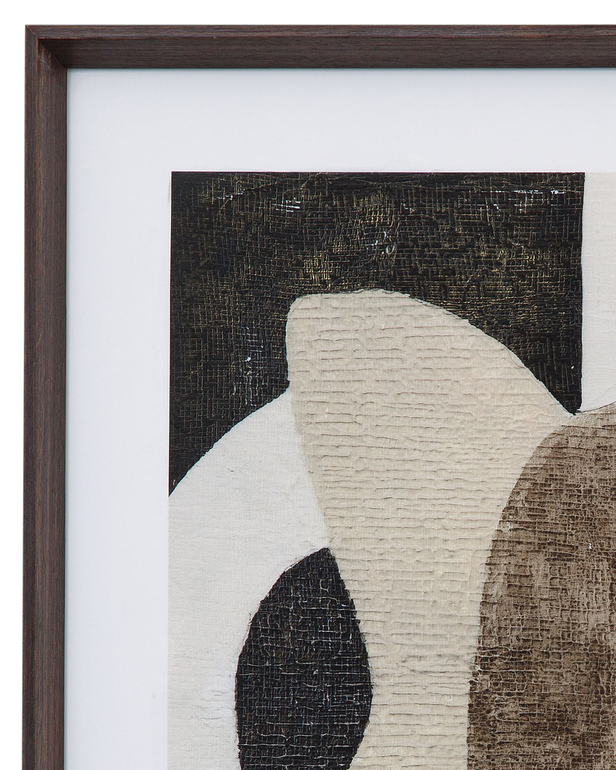 Spin Drift Framed Print (Set of 2) - Dark Brown / Beige