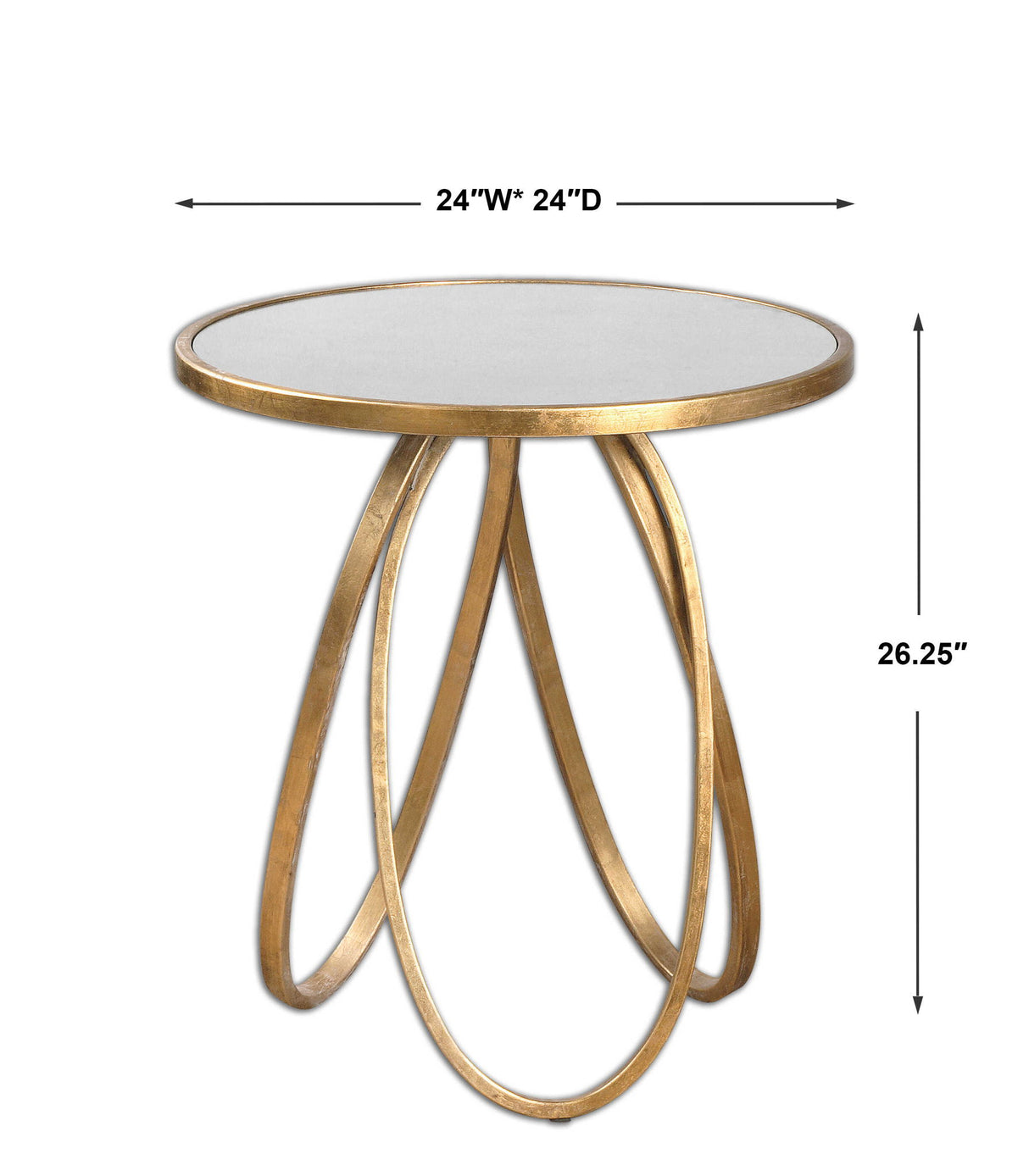 Montrez - Side Table - Gold