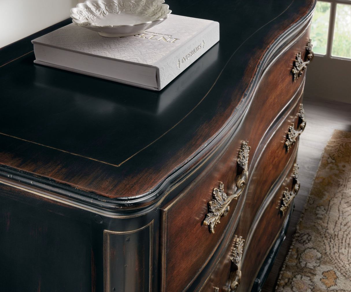 Charleston - Three-Drawer Accent Chest - Dark Brown