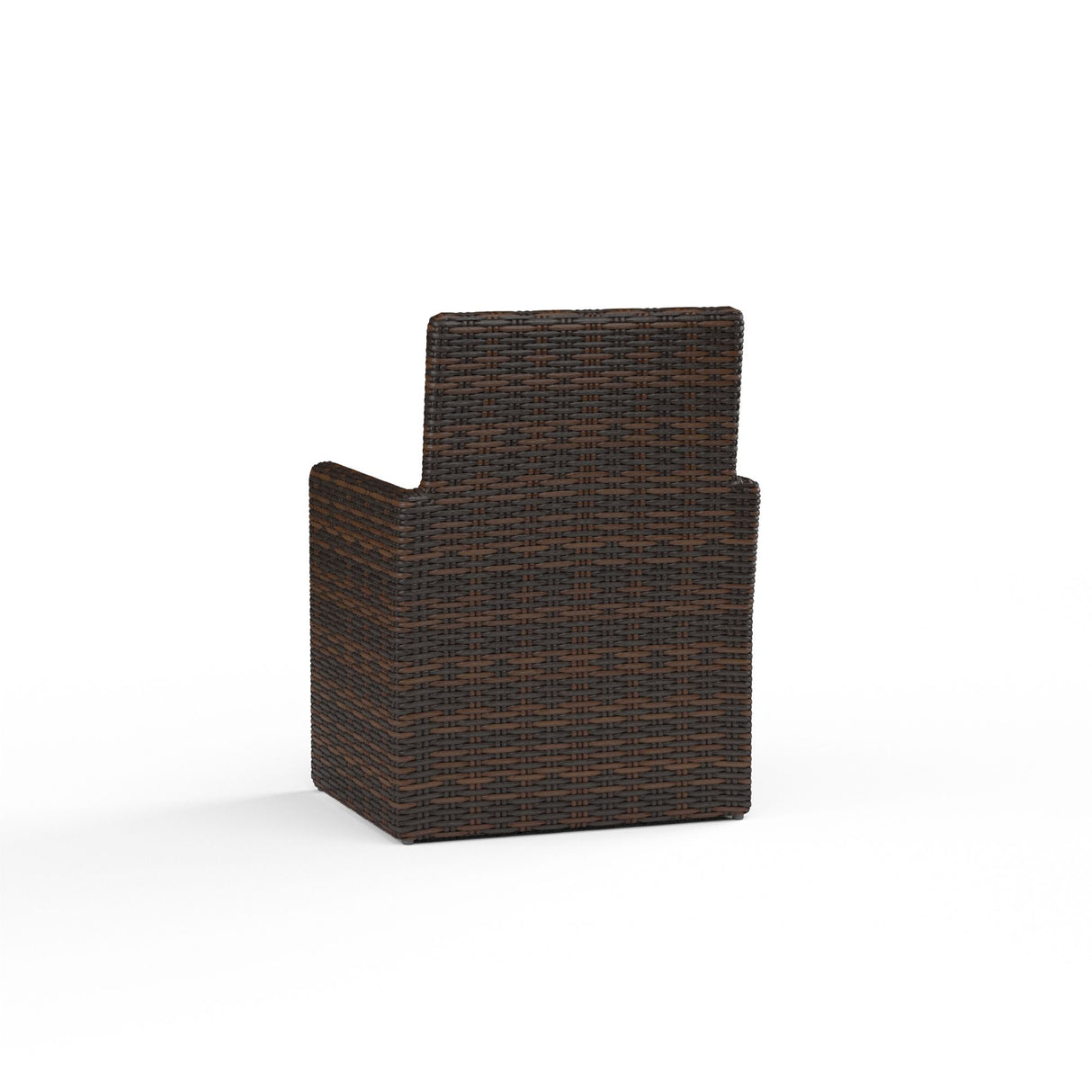 Montecito - Dining Chair, With Self Welt - Canvas Flax / Dark Brown