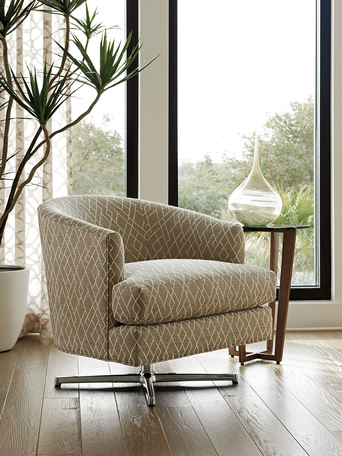Lexington Upholstery - Graves Swivel Chair