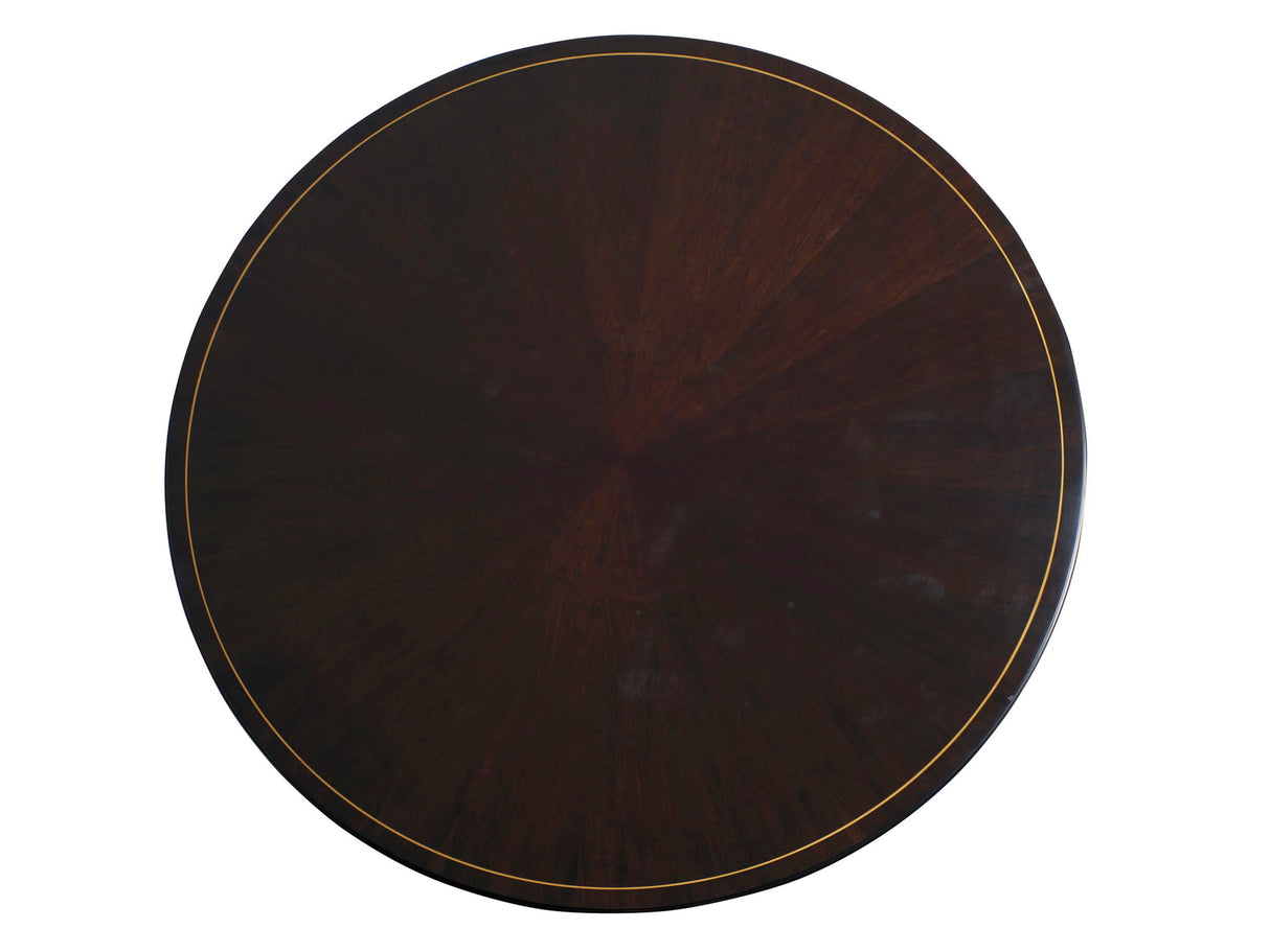 Carlyle - Waldorf Round Dining Table - Dark Brown