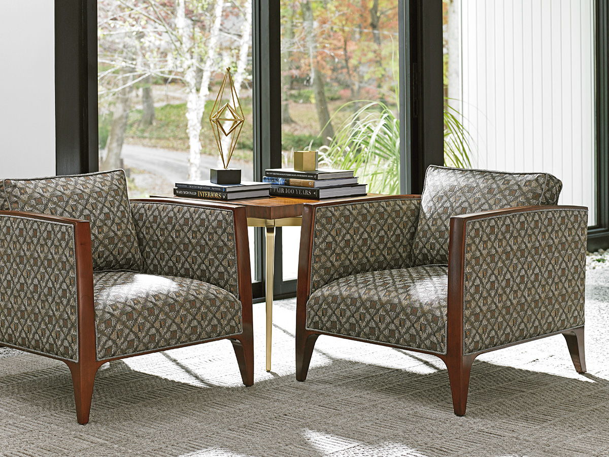 Lexington Upholstery - Cobble Hill Chair - Dark Brown