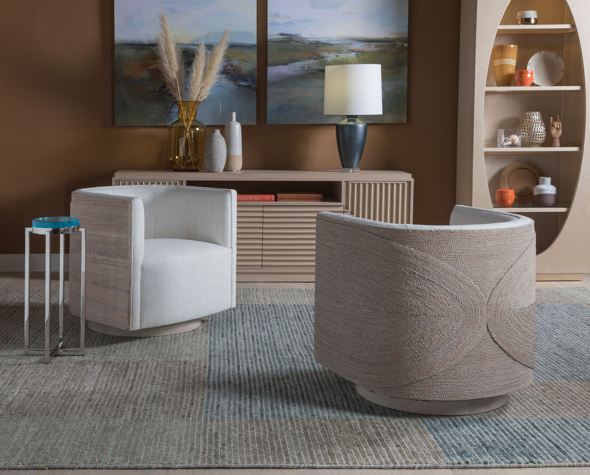 Artistica Upholstery - Ingrid Leather Swivel Chair