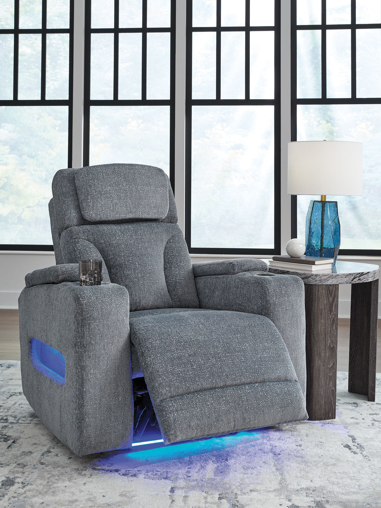 Studio Cave - Power Recliner - Steel