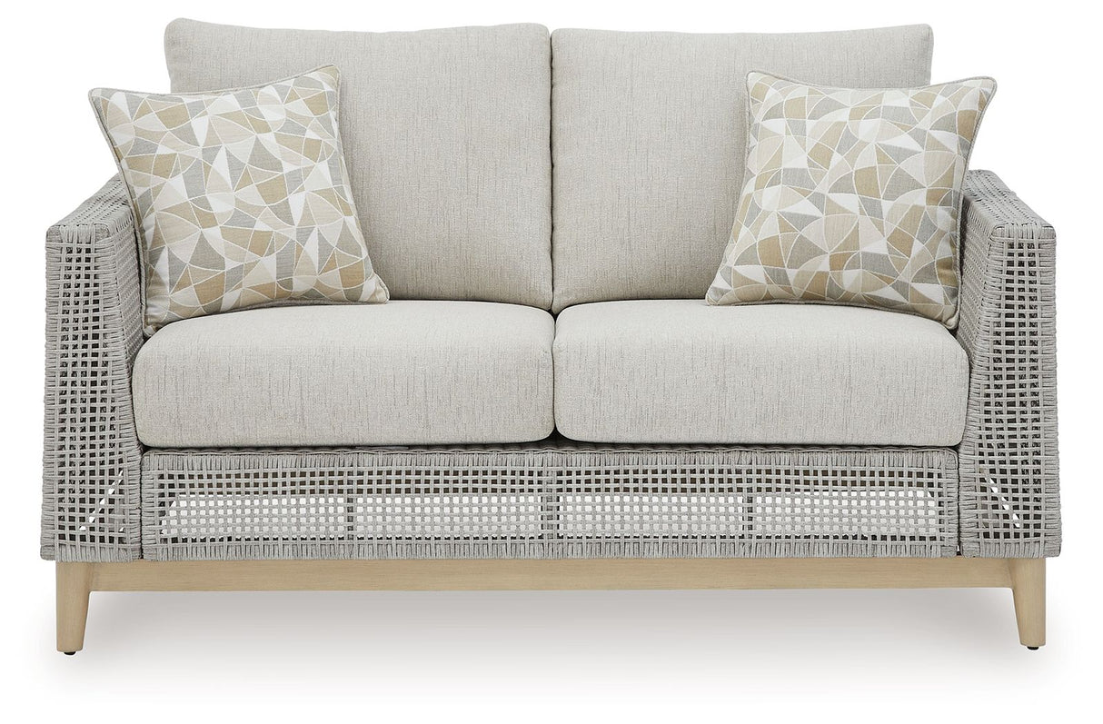Seton Creek - 4 Pc. - Lounge Set - Gray