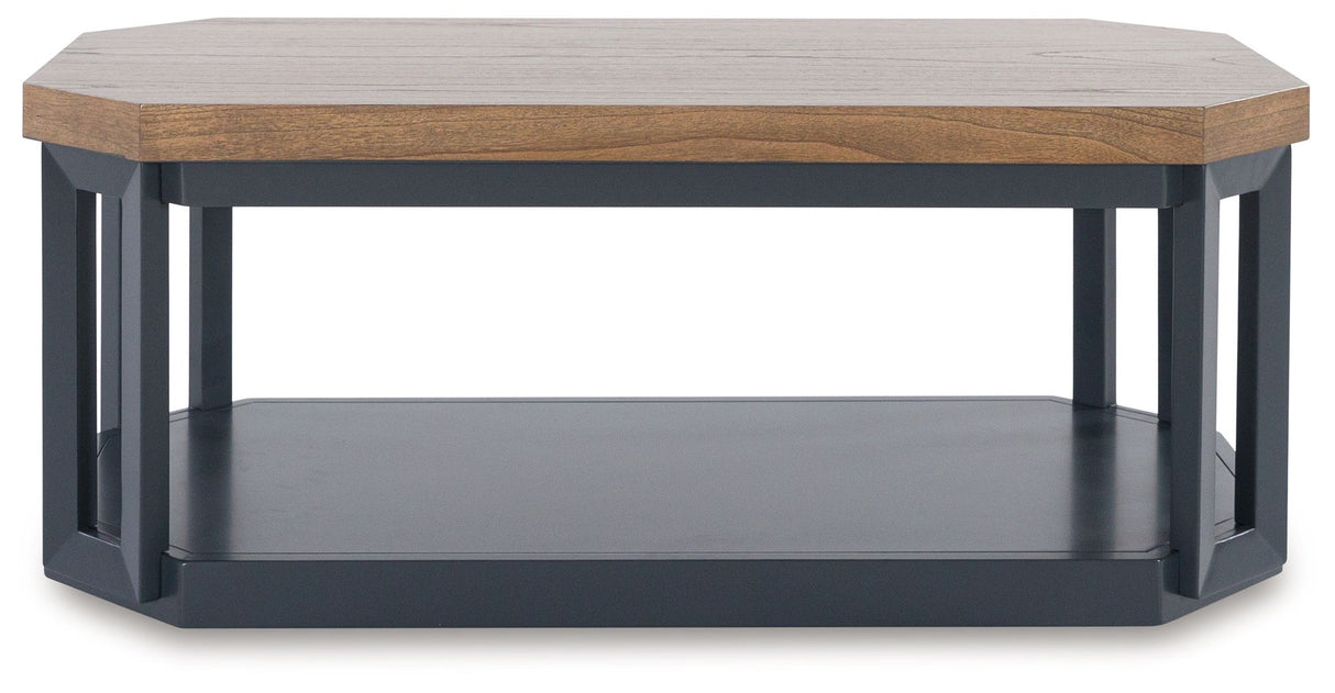 Landocken - Occasional Table Set (Set of 3) - Brown / Blue