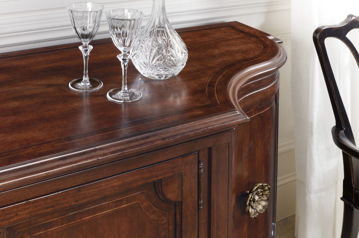 Charleston - Four-Door Buffet - Dark Brown